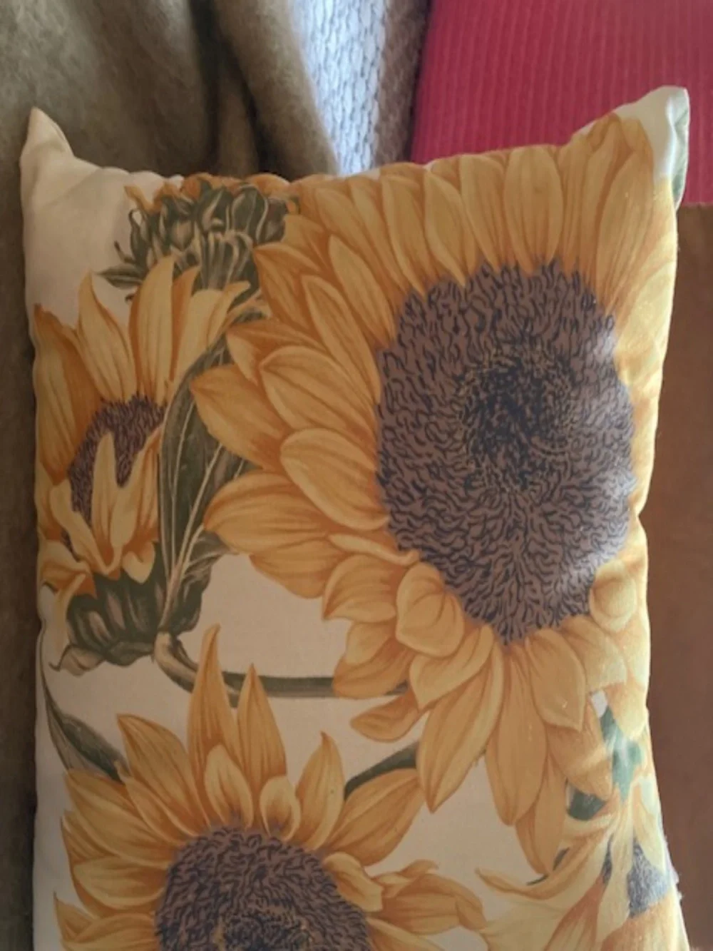 Pottery Barn Sunflower Pillow